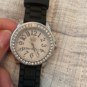Juicy couture jelly band watch with crystals